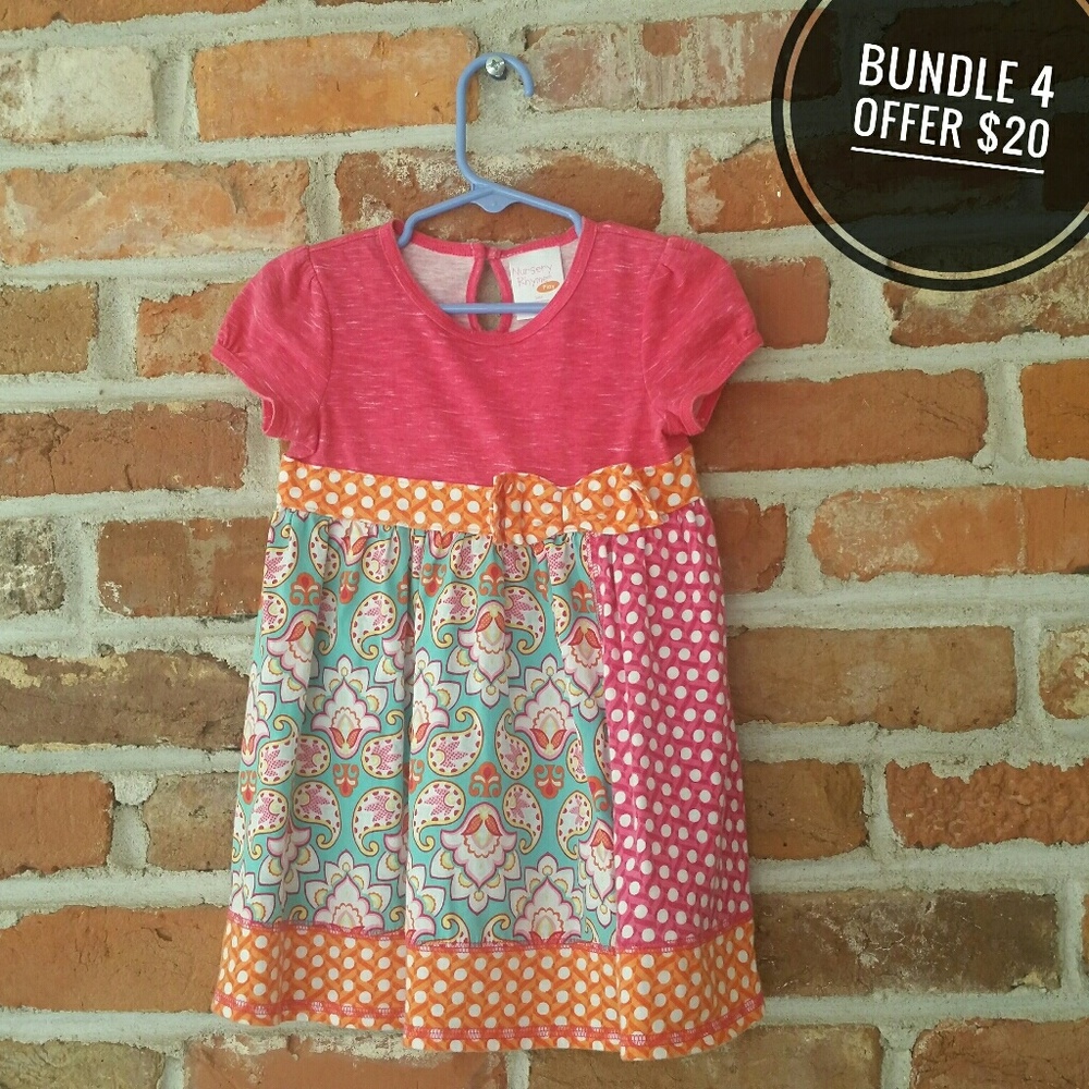 Cute 24 months Dress Pink Polka Dots